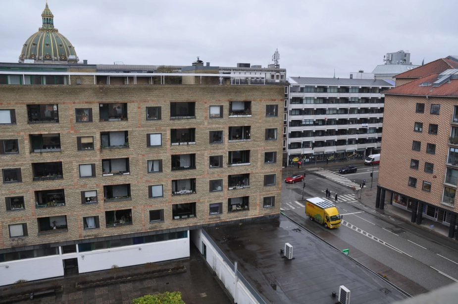 Her ses den centralt beliggende ejendom, Borgergården, som kommunen kunne tilbagekøbe for beskedent beløb.