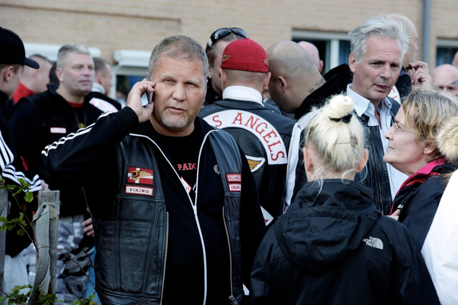 Jørn Jønke Nielsen var i mange år en toneangivende figur i rockerklubben Hells Angels. Her i 2011 foran Retten i Glostrup til domafsigelse i sag mod HA-rockeren Brian Sandberg.