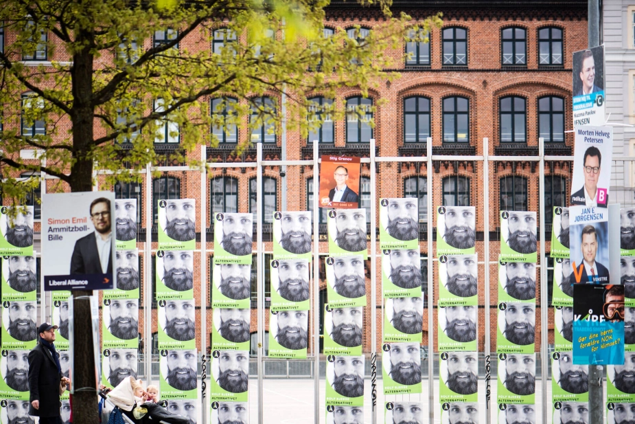 Valgplakater i København fra FV22.