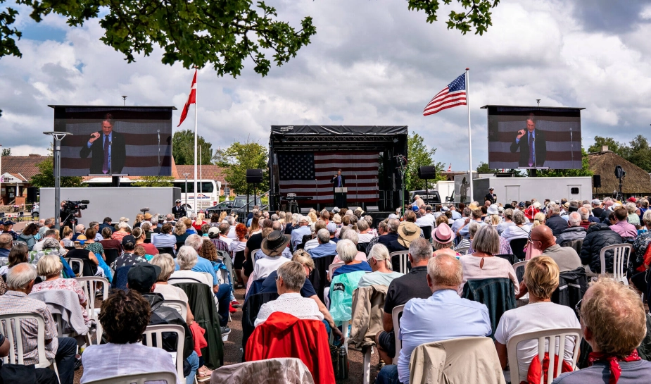 Rebildfesten fejrer den amerikanske uafhængighedsdag.
