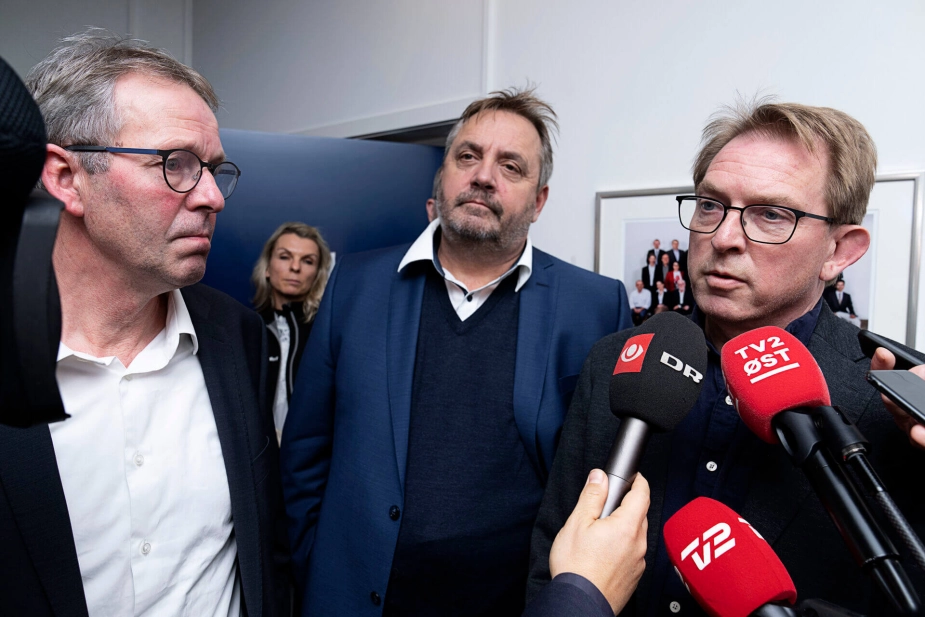Jørgen Grüner (t.h.) vil nu pege på Knud Vincents (t.v.) – igen.