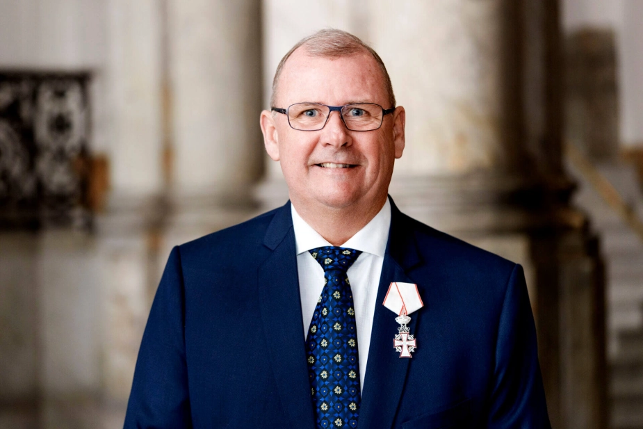 Borgmester Gert Jørgensen beretter overfor NB-Kommune om den voldsomme hændelse, hvor en borger smed molotovcocktails mod rådhuset i Sorø.
