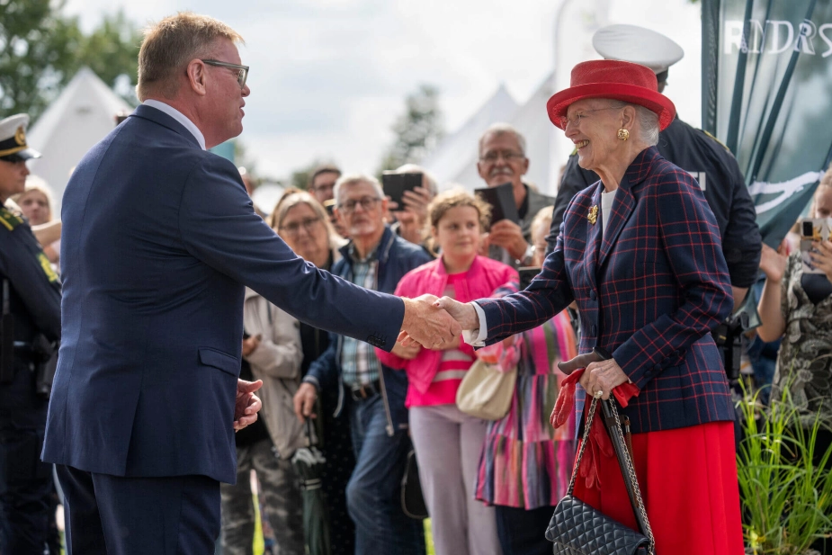 Dronning Margrethe besøgte også Randers i forbindelse med sommertogtet i 2023.