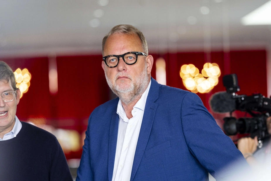 "Jeg er superglad. Det er en post, jeg har ønsket mig i mange, mange år", sagde Lars Christian Lilleholt, da han i 2022 blev Venstres gruppeformand. Nu forlader han posten, fordi han går efter at blive borgmester i Odense. (Arkivfoto)