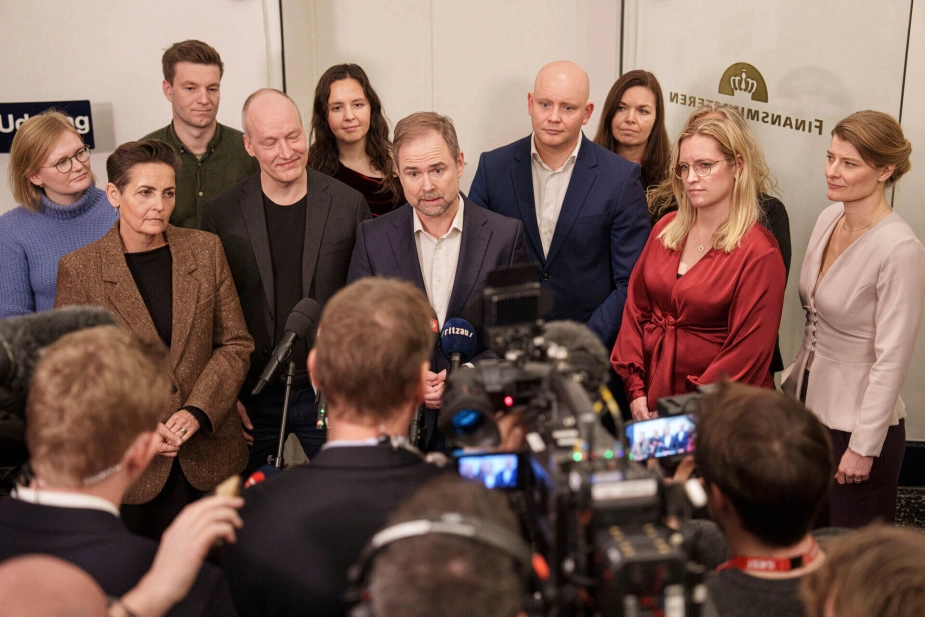 Finansminister Nicolai Wammen præsenterer tirsdag aftalen om en skattefri fødevarecheck på et pressemøde i Finansministeriet. Over to millioner danskere vil få udbetalt checken i maj og juni.