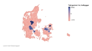 Ni kommuners beslutning giver halvanden milliard til deling i 2025