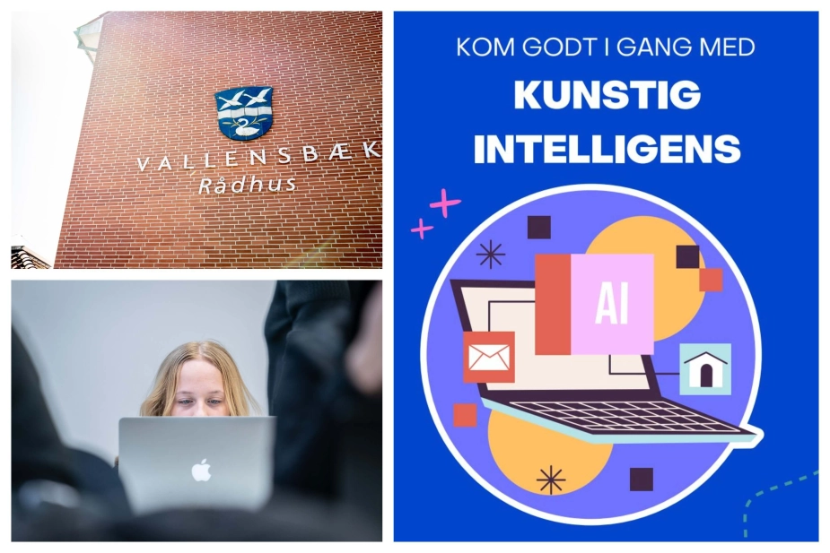 Vallensbæk Kommune har lavet vejledningen "Kom godt i gang med kunstig intelligens" rettet mod undervisning og kommunens ansatte på børne- og ungeområdet.