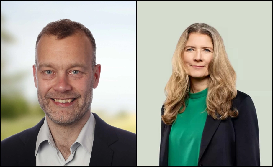 De to spidser Frederik Tolstrup (V) og Anne Thomas (S) går begge efter borgmesterposten. Ingen af dem sidder aktuelt i kommunalbestyrelsen.