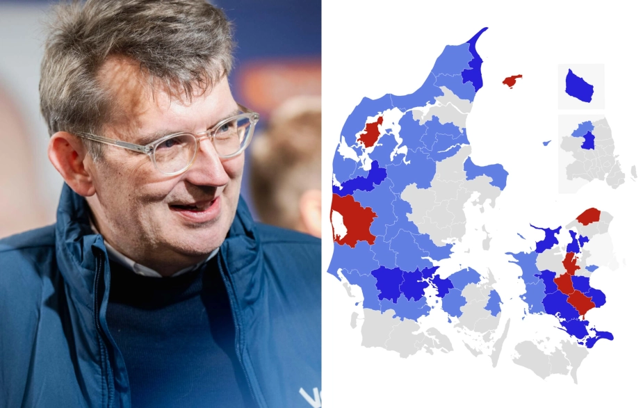 Troels Lund Poulsen "kan ikke få armene ned" efter valgets resultat. Venstre lander 42 borgmesterposter.