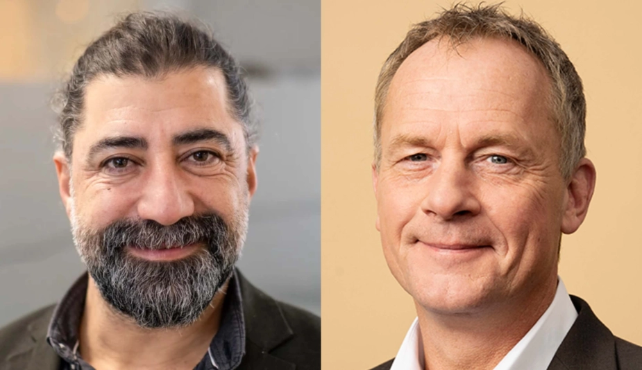 Ibrahim Benli (tv.) bliver beskæftigelsesordfører for Enhedslisten, og Kim Edberg Andersen (th.) bliver det for Danmarksdemokraterne.