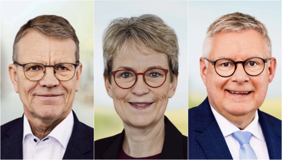Tre Venstre-borgmestre fra Jylland fortæller, at de er klar til flere flygtninge fra Ukraine. De har kun ros tilovers for dem, der allerede er hos dem. Fra venstre: Mikael Klitgaard, Lone Andersen og Søren Smalbro.