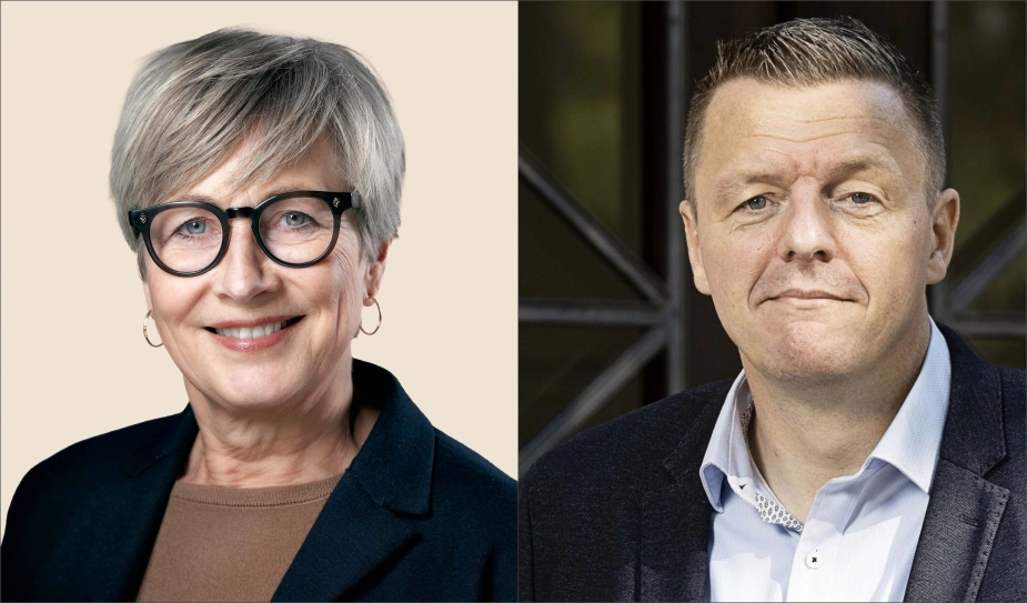 “Når man kun holder beredskabsøvelser for ledere, har man glemt medarbejderne. Man kan læse sig til rigtig mange ting, men lige med den her slags ting skal man prøve det på egen krop,” siger næstformand i FOA, Thomas Enghausen (t.v.). Formand for Kultur-, Erhverv- og Samfundssikkerhedsudvalget, Lone Loklindt