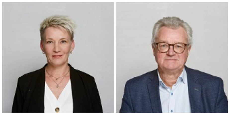 Kirstine van Sabben (M) og Claus Larsen-Jensen (S) ser ikke ens på behovet for at skrive det ind i en forligstekst, at kommunalbestyrelsen vil overholde budgettet.