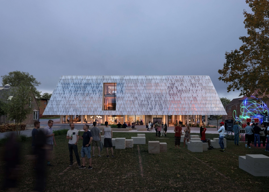 Sådan skal det fremtidige kulturhus se ud (Visualisering af Arkitema K/S).