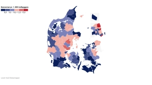 Nye tal: Aalborg får 94 flere koncerner – se kort med din kommune