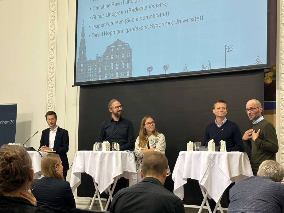 Paneldebat til Magtudredning 2.0 i Landstingssalen på Christiansborg 31. oktober.