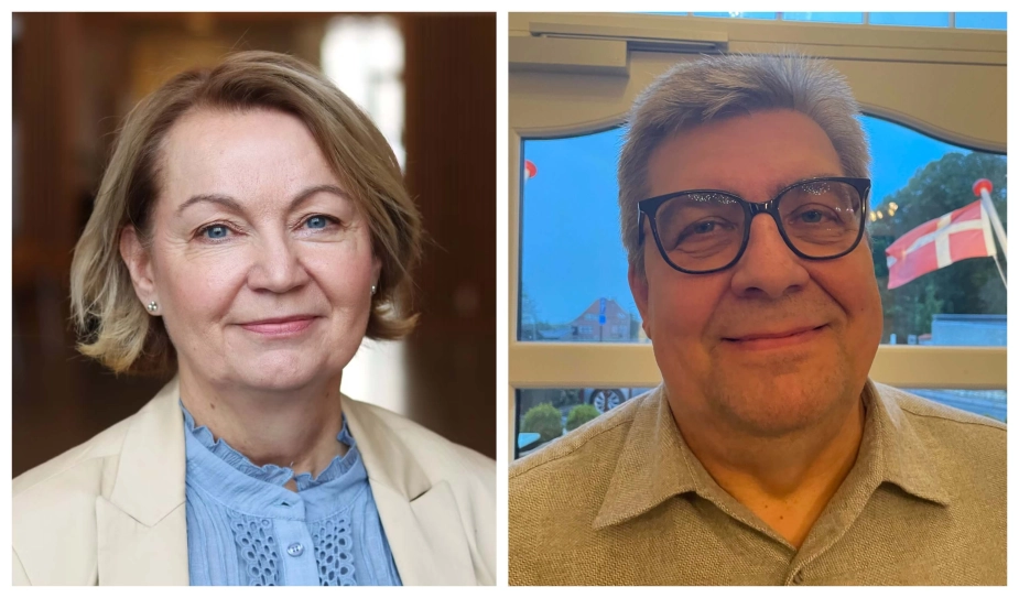 Birgitta Sloth Christiansen, centerchef for Pleje og Omsorg i Rebild Kommune og Torben Lindbæk-Larsen, fagchef for Pleje og Omsorg i Tønder Kommune.
