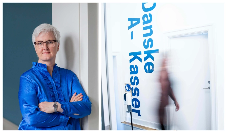 Eva Obdrup, formand for Danske A-kasser, præsenterer fredag organisationens nye strategi, der skal bane vejen for et større politisk ansvar i beskæftigelsesindsatsen.