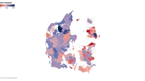 I disse kommuner har partier i gennemsnit færrest mandater
