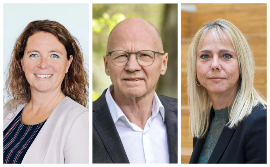 Pia Ulv Helleland, direktør for Social og Sundhed i Lemvig Kommune (tv.), Jan Nielsen, direktør Senior og Omsorg, Aalborg Kommune, og Mette Andreassen, direktør for Social, Sundhed og Omsorg i Viborg Kommune.