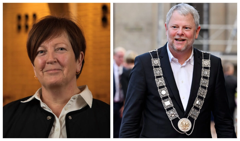 Gitte Kronbak Nielsen (tv.), der er gruppeformand for S i byrådet i Roskilde, udfordrer borgmester Tomas Breddam som spidskandidat ved det kommende kommunalvalg.
