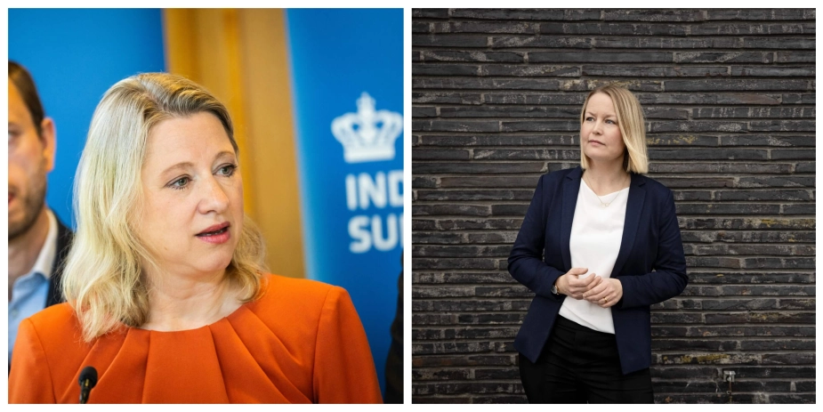 Forkvinde for Dansk Socialrådgiverforening, Signe Færch (th.), er en af medunderskriverne på brevet til socialminister Sophie Hæstorp Andersen.