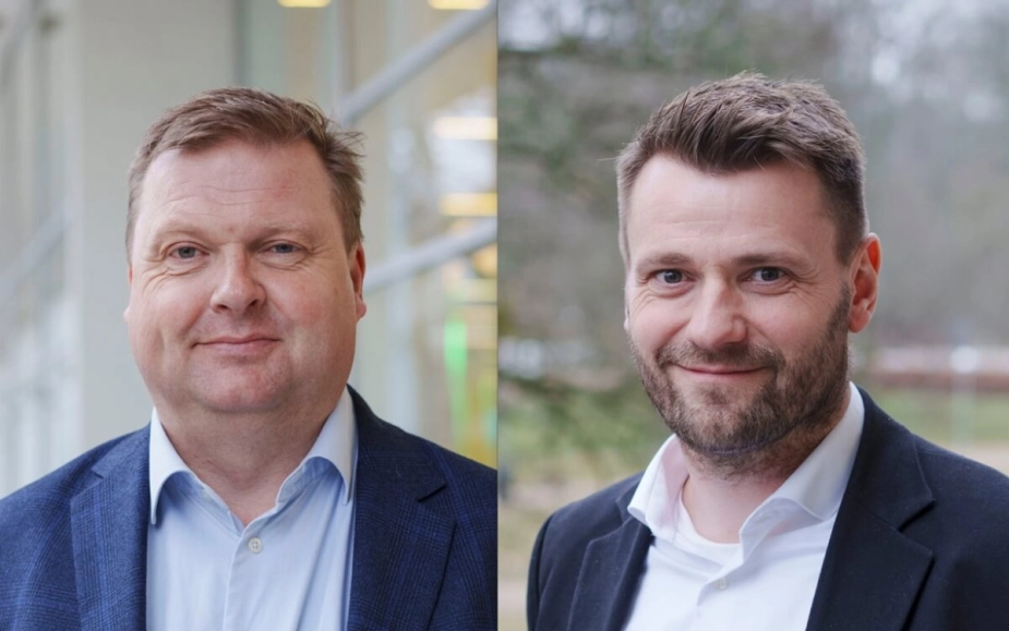 Både borgmester i Dragør Kommune Kenneth Gøtterup (C) t.v., og borgmester i Syddjurs Kommune Michael Stegger Jensen (A) vil have mulighed for at vælge selvbudgettering for 2024