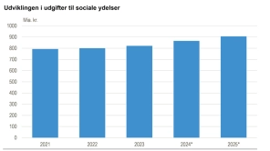 Sociale udgifter steg med 41 mia. kr. – alderdom trækker væksten