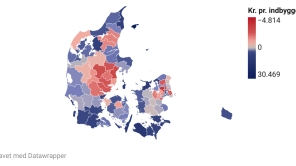 Så meget skævvrides kommunernes økonomi i udligningssystemet