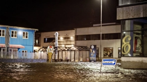 Højvande i Hvide Sande nåede 2,65 meter over normalen