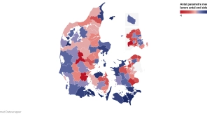 Færre personer med lav indkomst påvirker det socioøkonomiske udgiftsbehov