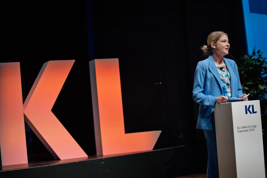 Christina K. Hansen på Børn og Ungetopmøde i Aalborg i dag.