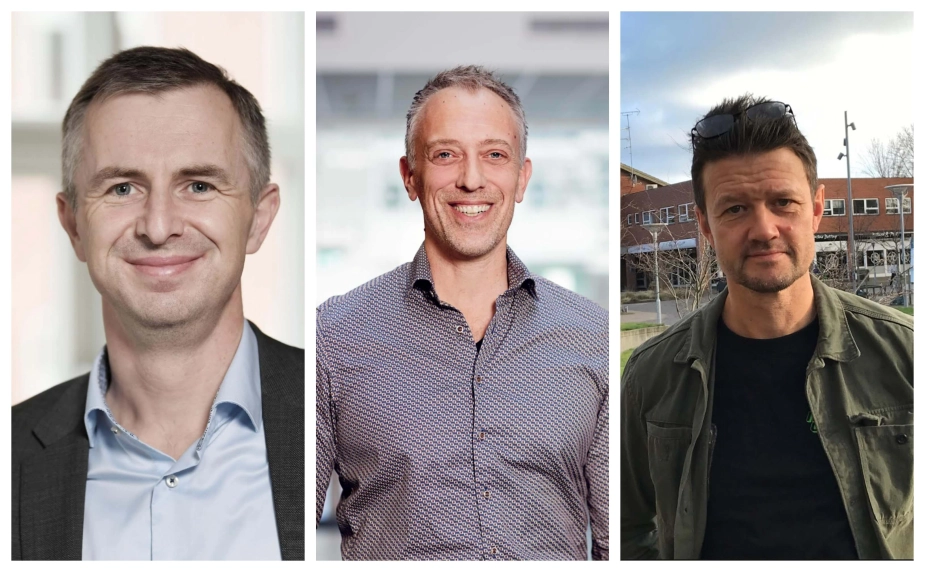 Jesper Dahlgaard, job- og uddannelseschef i Aalborg Kommune, Peter Sidelmann, arbejdsmarkedschef i Slagelse Kommune og Jens Folman, centerchef for Borgerservice, Job og Social i Solrød Kommune.