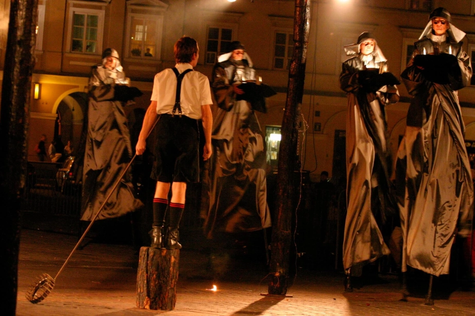 Arkivfoto fra egnsteater HamletScenen fra forestillingen MACBETH i 2008.