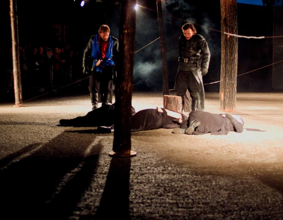 Her ses opførelsen af Shakespeare-stykket MacBeth i 2008. (arkivfoto).