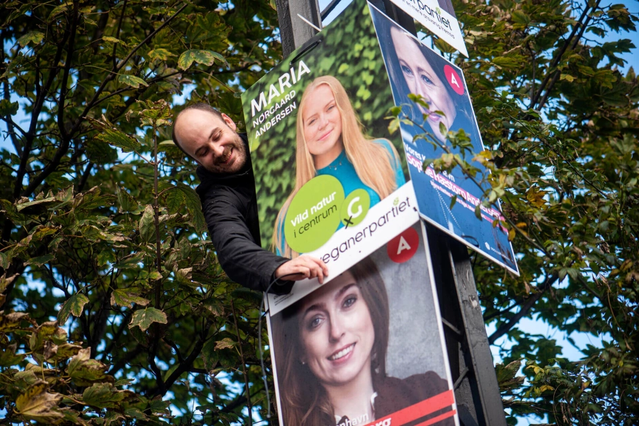 Valgplakater i København ved det sidste kommunalvalgvalg i 2021 (arkivfoto).