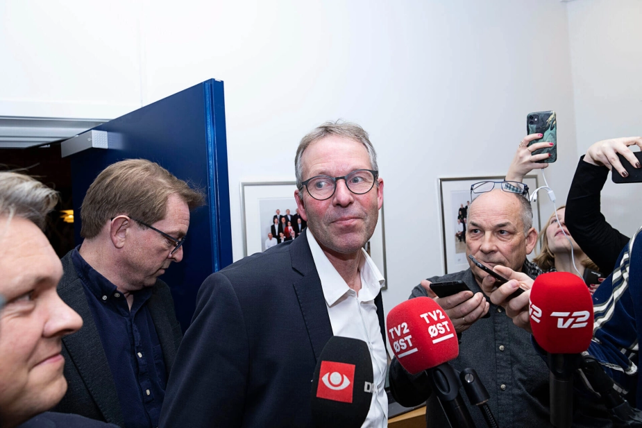 Knud Vincents er klar til fire år mere som borgmester. Her er han på valgaftenen.