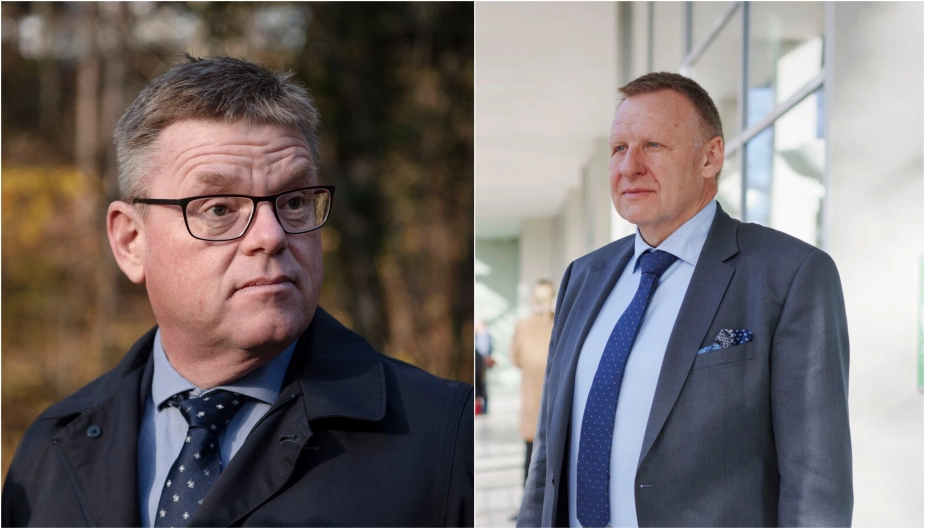 Borgmesterkollegerne Torben Hansen (tv) og Lars Storgaard (th).