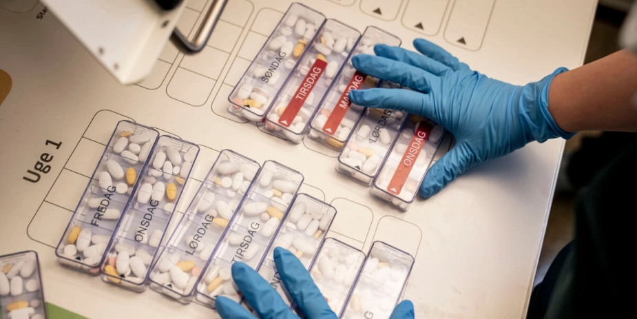 Medicinbeholdning og journaler vedrørende
medicinhåndtering er et af de målepunkter, som Styrelsen for Patientsikkerhed finder flest problemer med på deres sundhedsfaglige tilsyn.