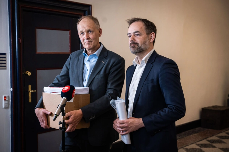 Den nye praksisændring i Ankestyrelsen vil medføre en ny merudgiftsregning til kommunerne. På billedet ses formandsskabet i Kommunernes Landsforening, Damm og Bundsgaard.