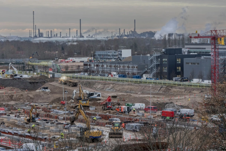 Novo Nordisks store anlægsarbejde i Kalundborg Kommune er i fuld gang. Snart mangler der mere arbejdskraft.