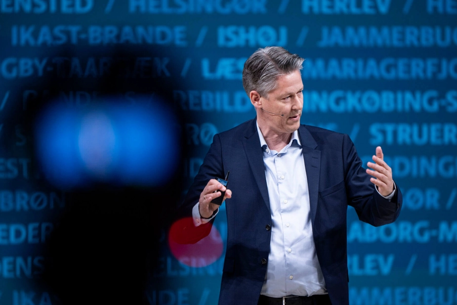 Tidligere overvismand Michael Svarer til KLs Kommunalpolitiske topmøde i marts sidste år. I år var han på scenen til KØF for tale om det økonomiske råderum.