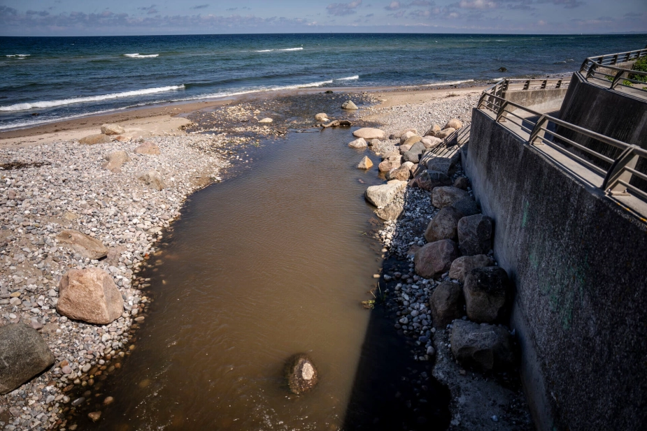 Rågeleje strand er en del af kyststrækningen i kystbeskyttelsesprojektet Nordkystens Fremtid.
