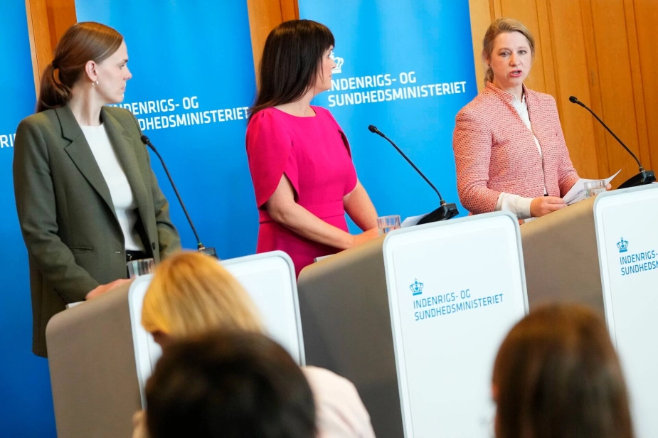 Sådan så det ud, da regeringen præsenterede sidste del af 10-årsplanen for psykiatrien.