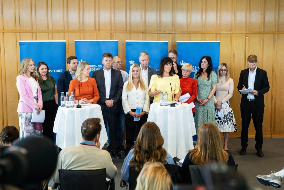 Sådan så det ud, da SVM-regeringen landede en bred aftale om 10-årsplanen for psykiatrien.