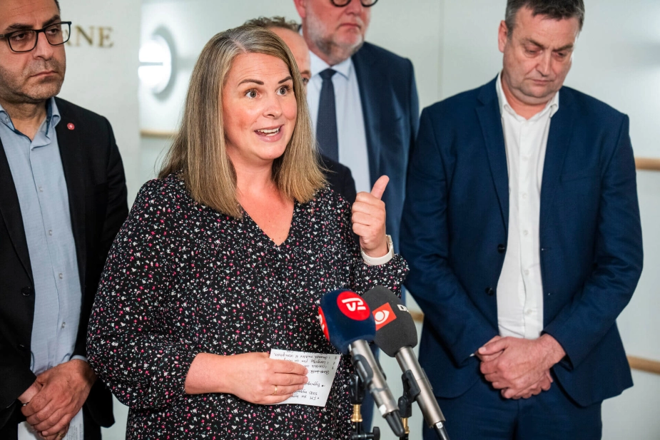 Statsrevisorerne med formand Mette Abildgaard i front.