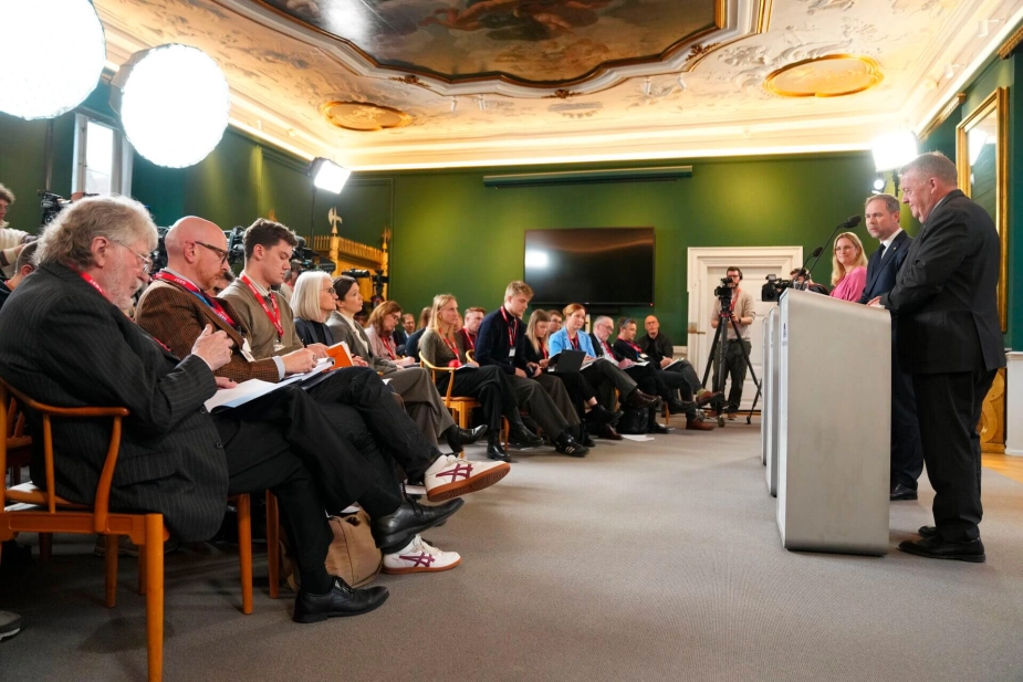 Pressemøde i Finansministeriet om 2035-plan