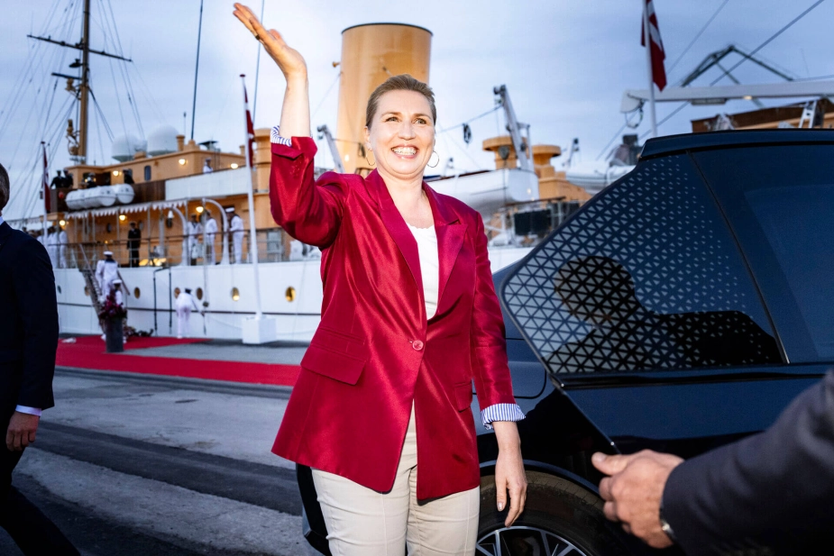 Sådan så det ud, da den konge undersøger Mette Frederiksen kunne fortælle, hun havde succes med at danne en regering.