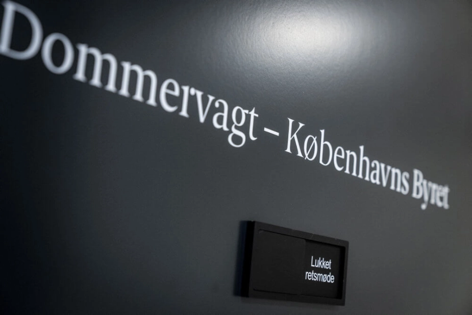 Bag lukkede døre blev to mænd torsdag fremstillet i grundlovsforhør. De er blevet fængslet. (Arkivfoto).