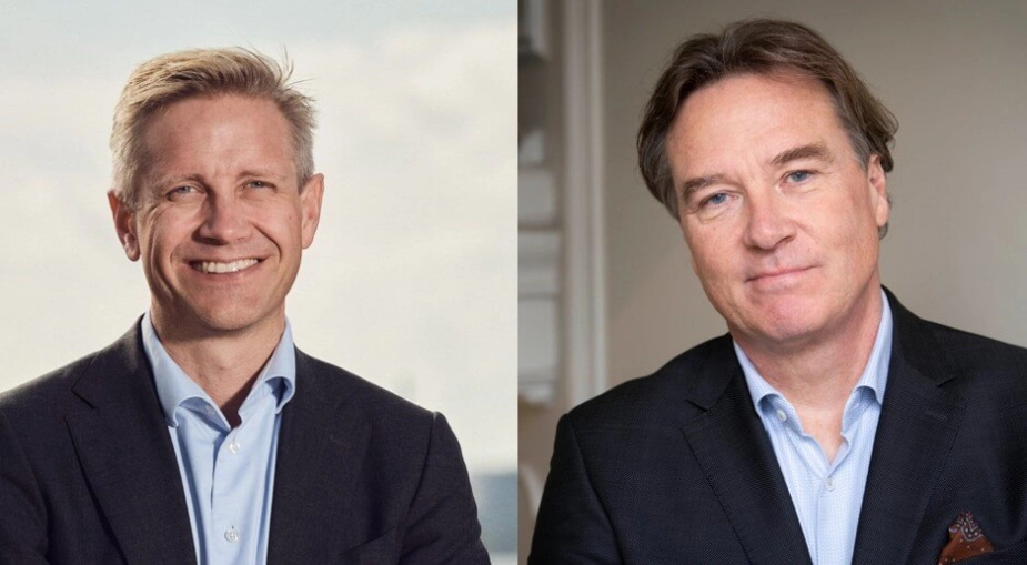 Christian Jensby, CEO i Deloitte (tv) og Peter Mogensen, adm. direktør i Kraka (th).